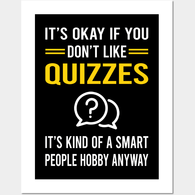 Smart People Hobby Quizzes Quiz Wall Art by Bourguignon Aror